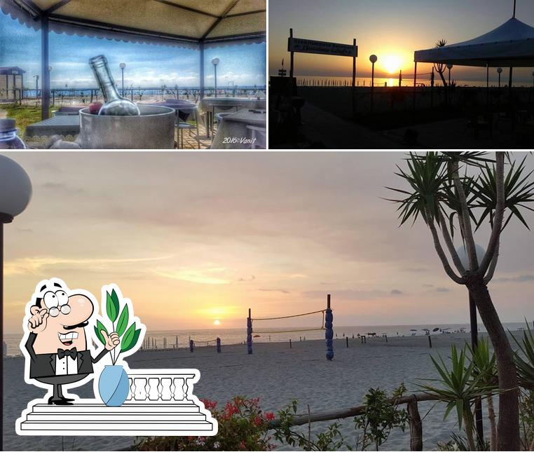 Gli esterni di Stabilimento balneare Mascalzone Latino Diamante