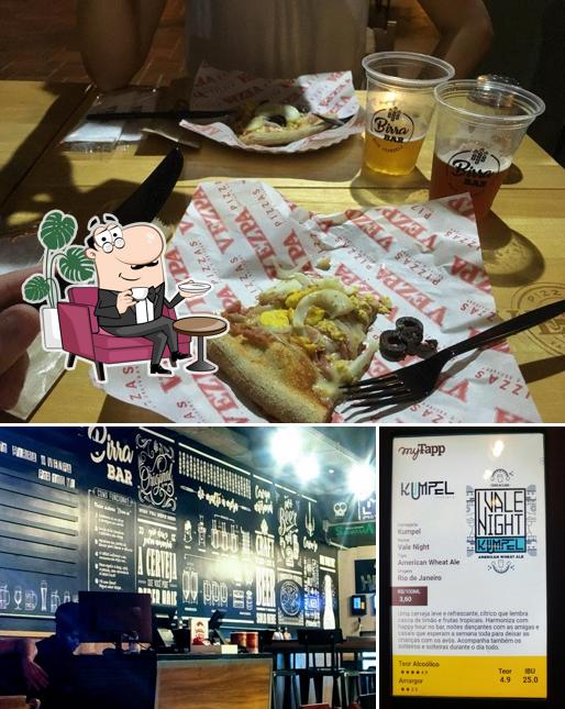 O interior do Vezpa Pizzas - Parque Das Rosas