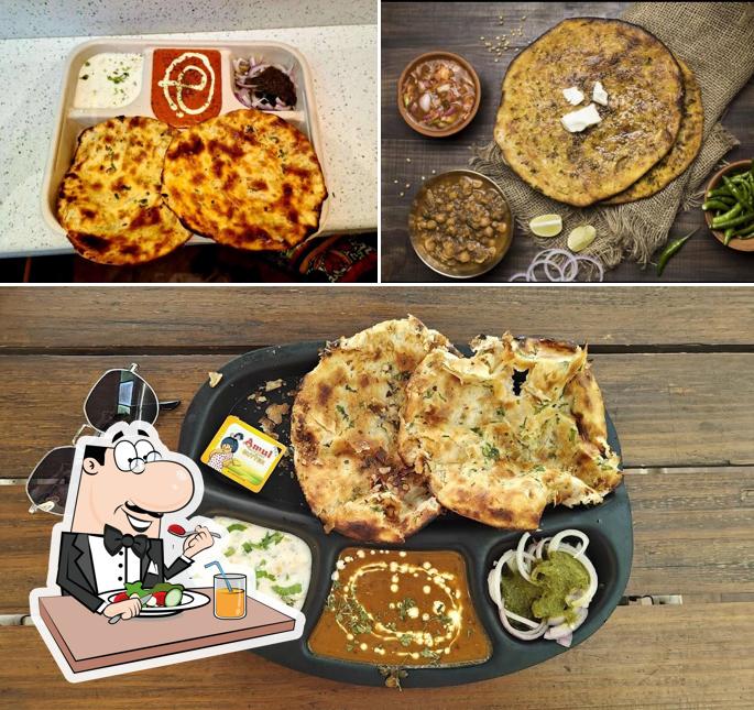 Meals at Kulcha Lal Parantha Das