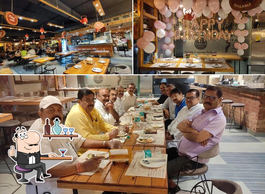 The interior of CookBook Cafe