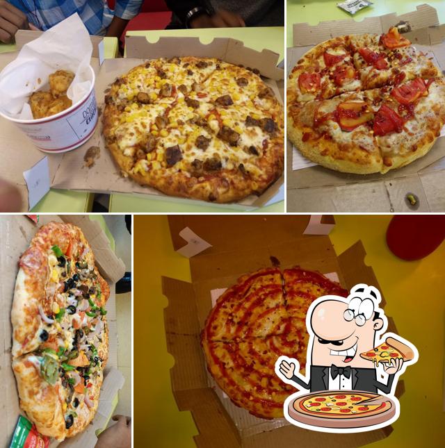 Try out different kinds of pizza