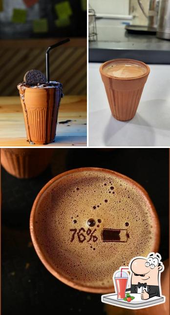 Enjoy a drink at Last Station Cafe & Tea Bar