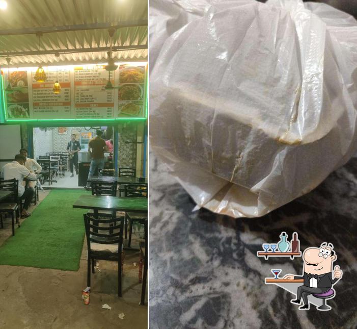 The interior of Wayle Kaka Biryani House