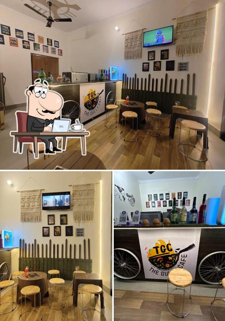 The interior of The Gully Cafe