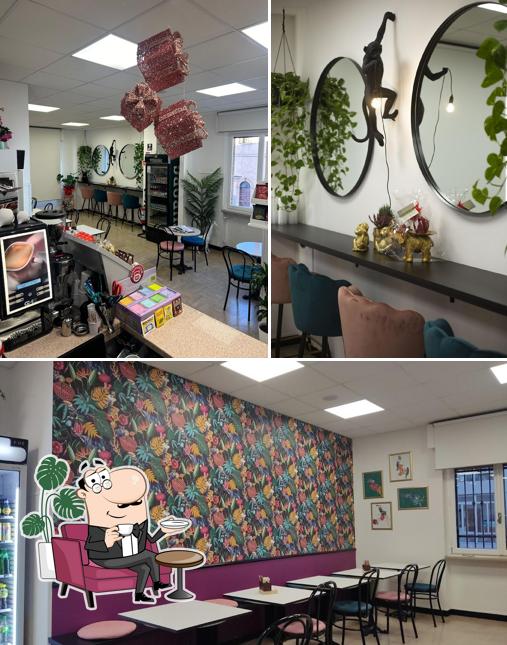 Gli interni di Dama Cafè Bar di quartiere