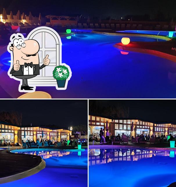 Gli esterni di Méditerranée Beach Luxury Club