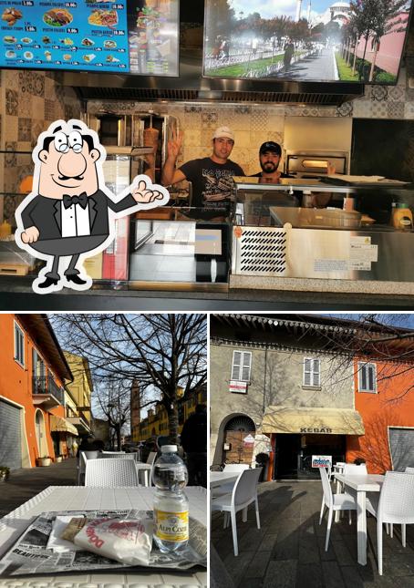 Questa è la foto che mostra la interni e esterno di Novellara IstanBlu Kebab e pizza Tacos