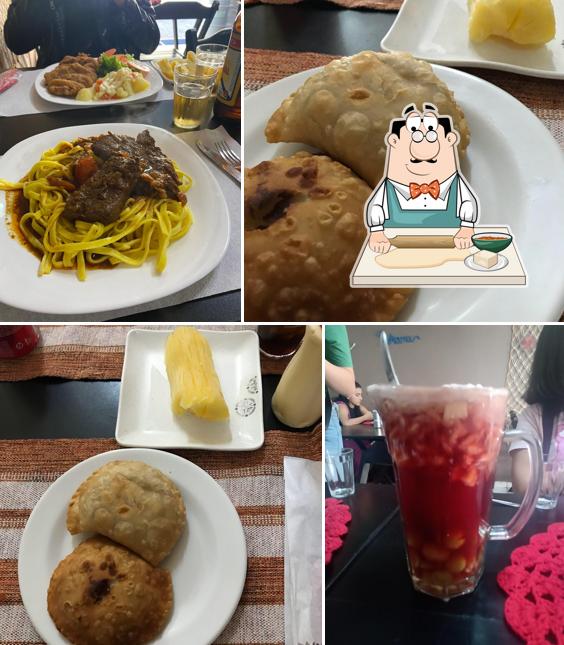 Samosas em TEMBI'U cozinha paraguaia