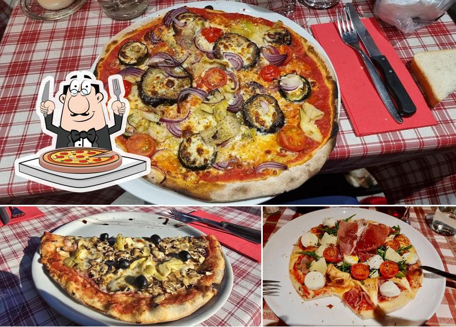 Prova una pizza a Restaurant Les Flambeaux