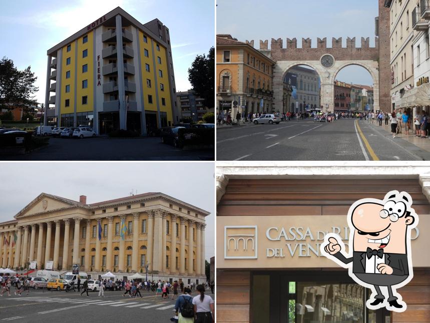 Puoi goderti l'aria fresca da seduto all'esterno di Best Western Hotel Fiera Verona