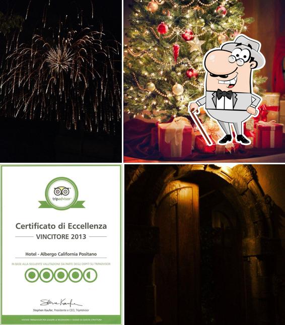 Puoi goderti l'aria fresca da seduto all'esterno di Albergo California