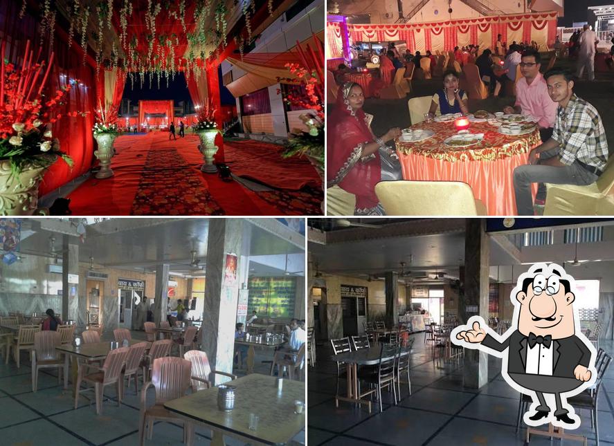 Take a seat at one of the tables at Bhai Ji Da Dabha