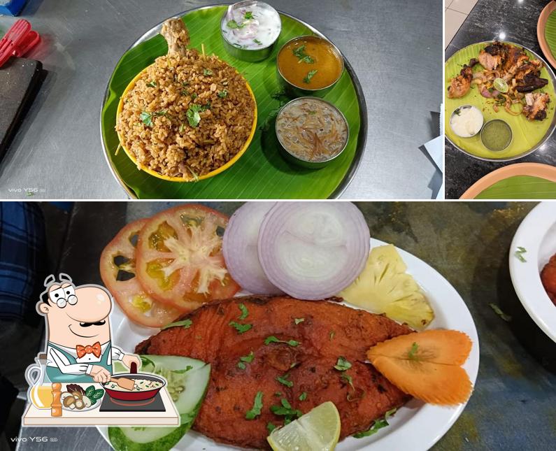 Fried rice at Hotel Sri Sampoorna