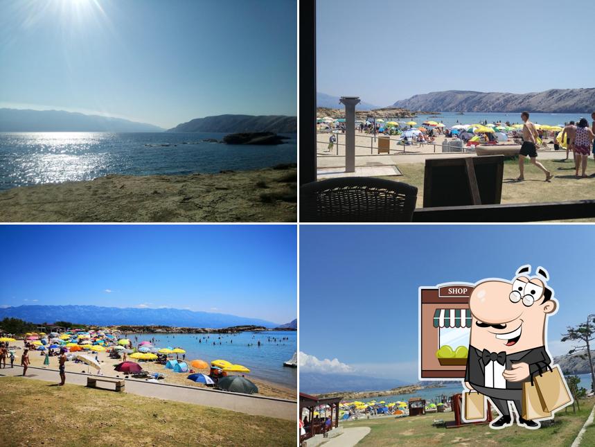 Puoi goderti l'aria fresca da seduto all'esterno di Santa Marija