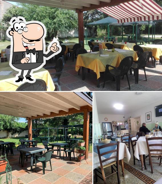 Gli interni di Antica Trattoria La Rotta Dal Dir