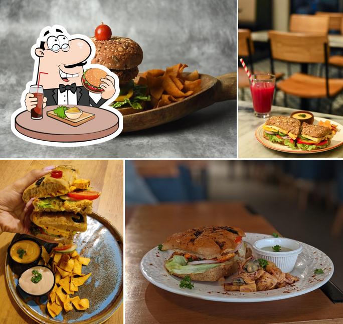 Try out a burger at NutrioBox , Karkardooma