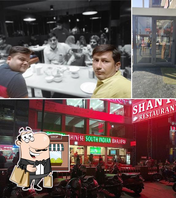 You can get some fresh air at the outside area of Shanti Restaurant