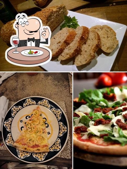 Platos en Oxente Menina Pizza na Pedra