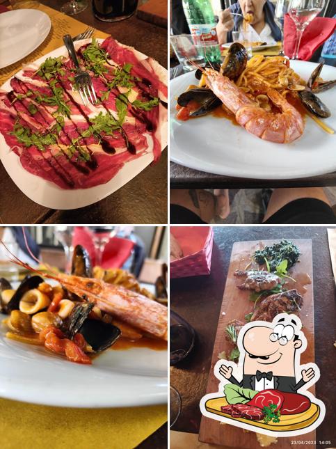 Carpaccio di manzo al L'osteria DER Pajata