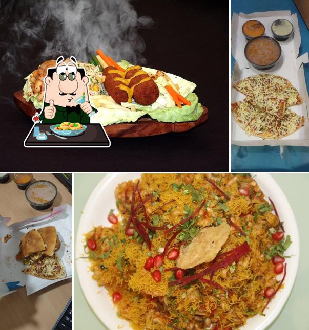 Pulled pork sandwich at Dosa Kart