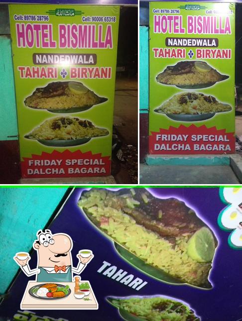 Food at Hotel Bissmillh Tahari Biryani