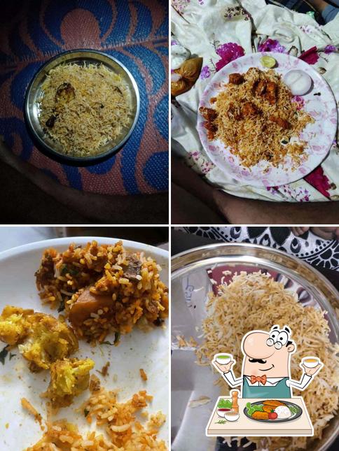 Meals at Hyderabadi biryani