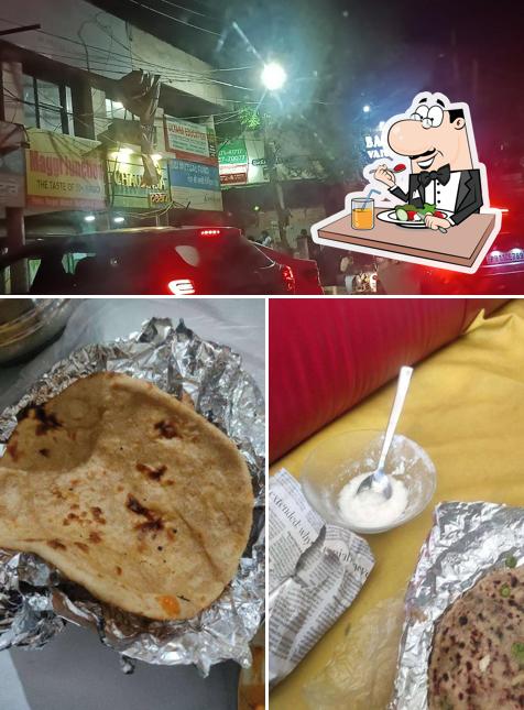 Check out the image showing food and exterior at Bachan's Vaishnoo Dhaba
