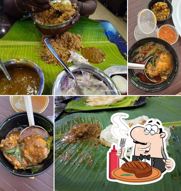 Hotel Madurai Veedu offers meat meals