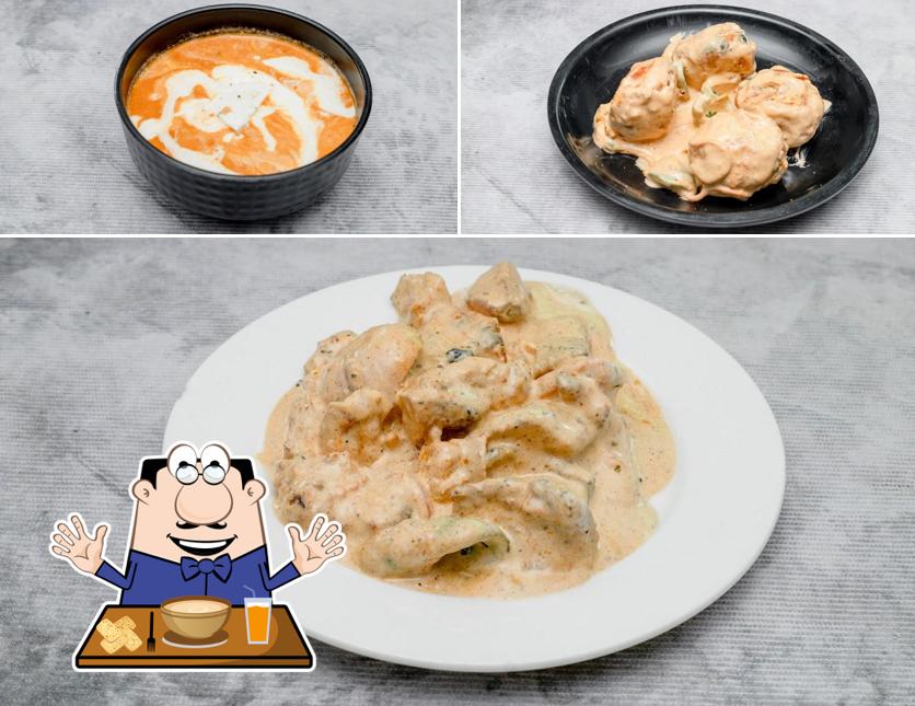 Food at Jain saab ki malai chap, indrapuram