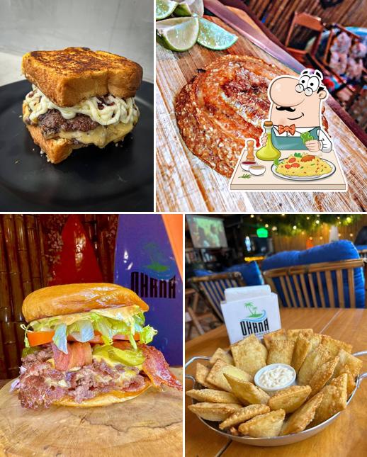 Sanduíche de carne de porco desfiada em Ohana Bar e Burger