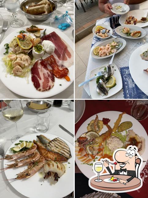 Platti al Ristorante Il Gambero Rosso