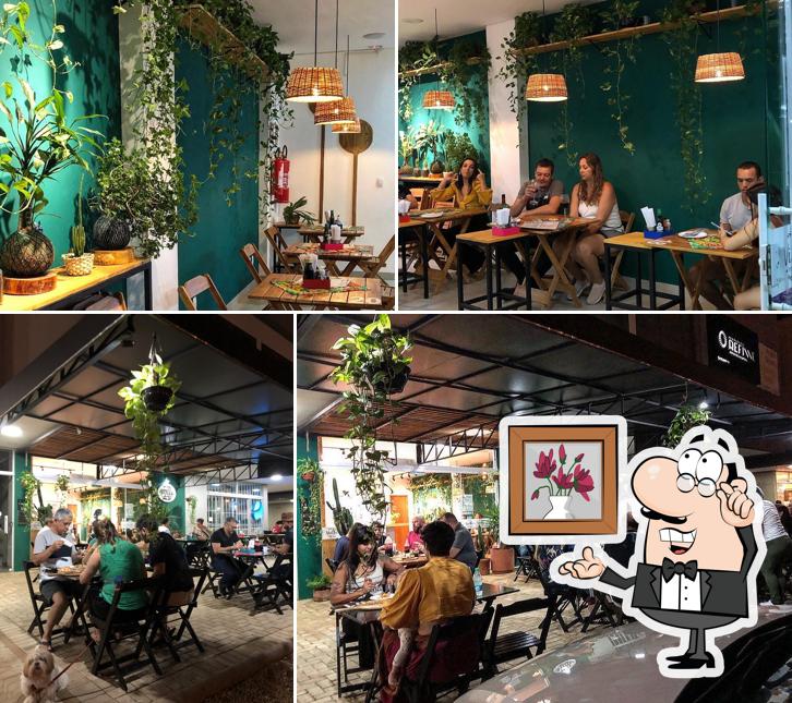 O interior do Viella Pizzeria