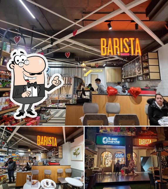 The interior of Barista