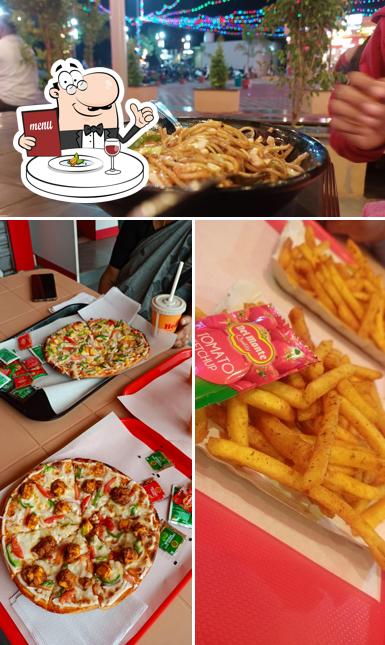 Food at Heaven Pizza & Cafe