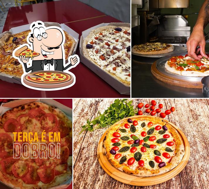 Escolha diversos estilos de pizza