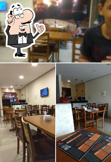 O interior do D'Nappoli Pizza e Cucina