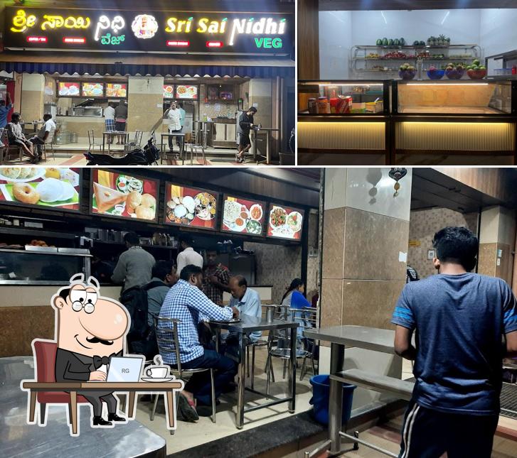 The interior of SRI SAI NIDHI/Sri sai nidhi veg