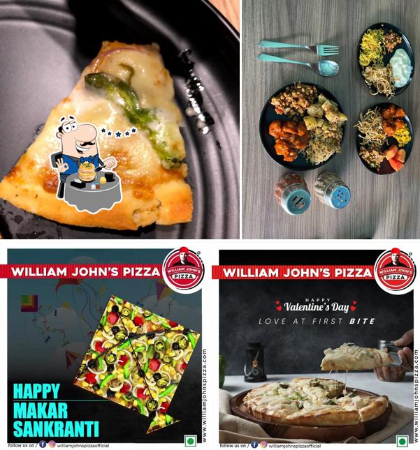 Food at AllinOne Pizza