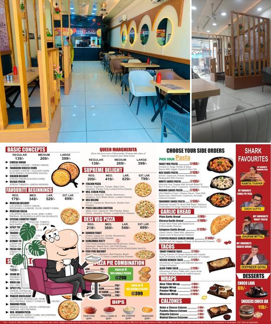 The picture of Pizza Galleria Hansi’s interior and food