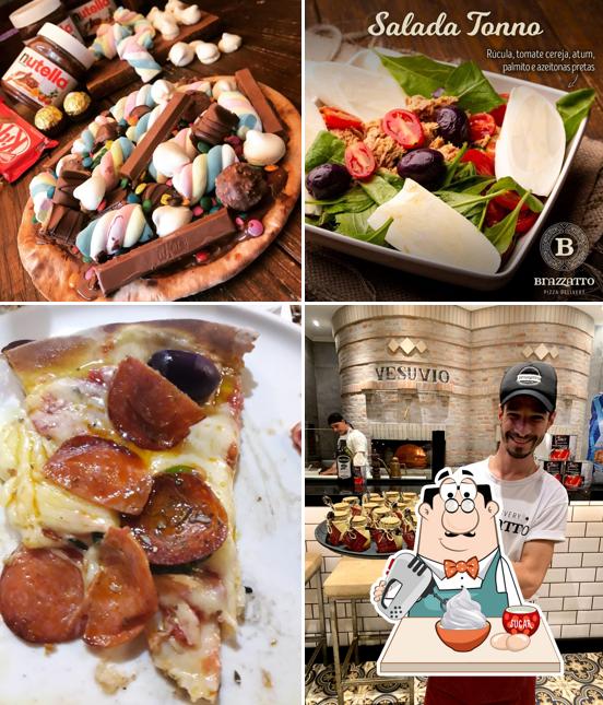 Brazzatto Pizza provê uma variedade de pratos doces