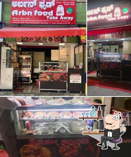 The interior of ARBN FOOD take away