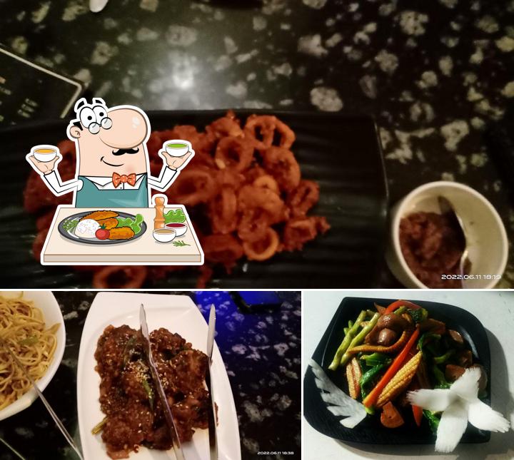 Fried calamari at Sky View