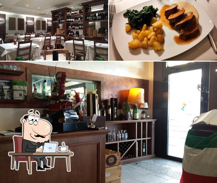 La immagine della interni e cibo di Ristorante Vecchia Pesa