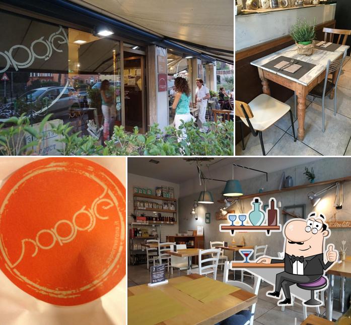 Gli interni di Saporè Pizzabakery