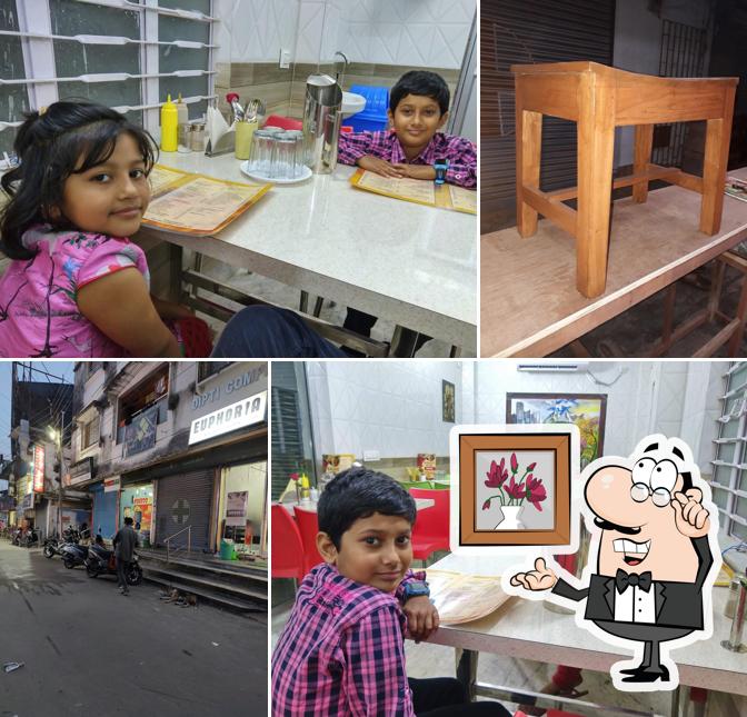 The interior of Hotel Suruchi