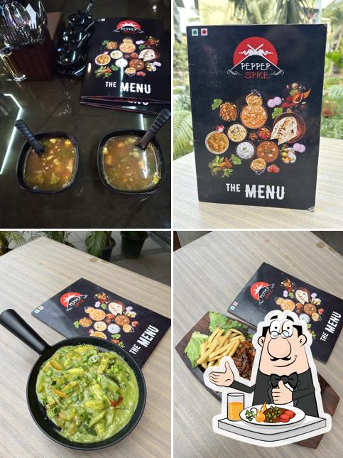 Food at Pepper Spice Restaurant