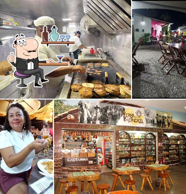 Veja imagens do interior do Casa do Cangaço Restaurante