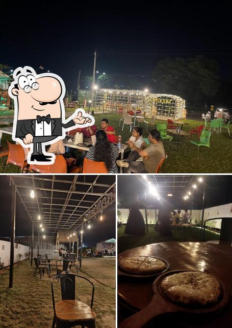 The interior of Night Life Cafe & Restro