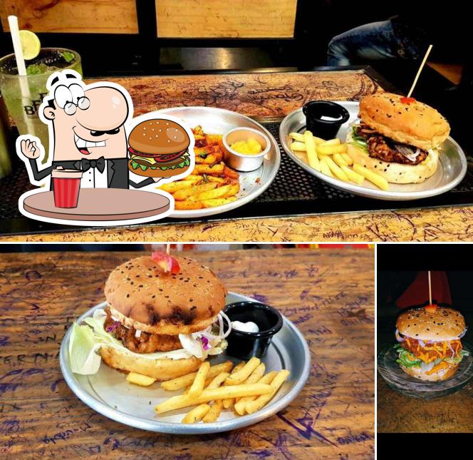 Hamburger at Bruciato Food Factory