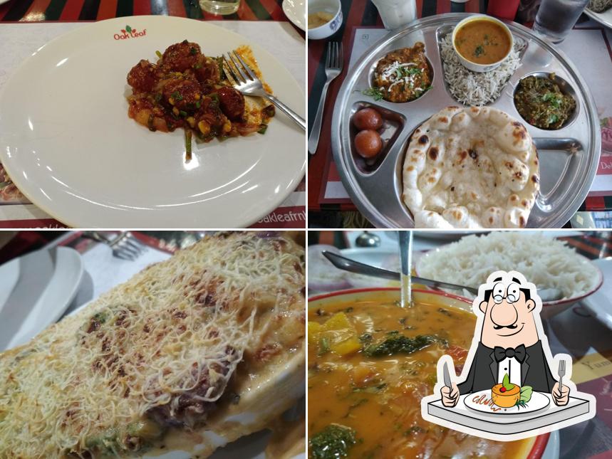 Food at Oak Leaf Restaurant & banquets